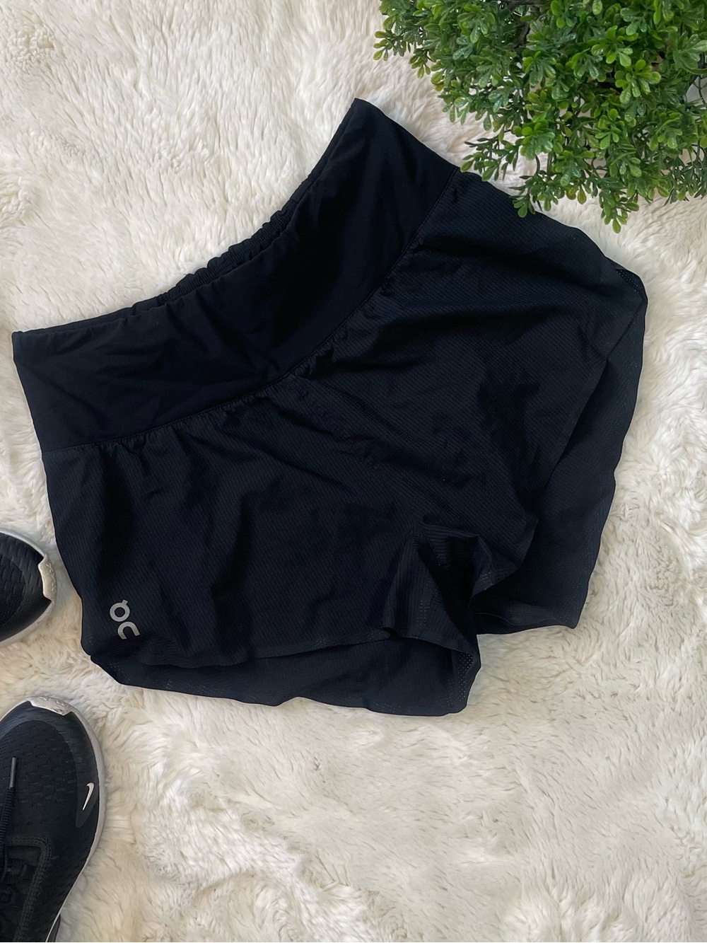 On Running Black Athletic Shorts